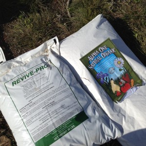 Products were donated by Revive and Alpha One Fertilizer.